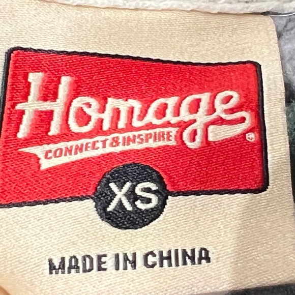 Philadelphia Eagles Womens Homage Retro NFL Football  Hoodie Gray Sweatshirt - Picture 6 of 6